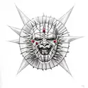 hellraiser monster tattoo design idea