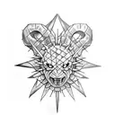 hellraiser monster tattoo design idea