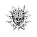 hellraiser monster tattoo design idea