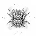 hellraiser monster tattoo design idea