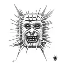 hellraiser monster tattoo design idea