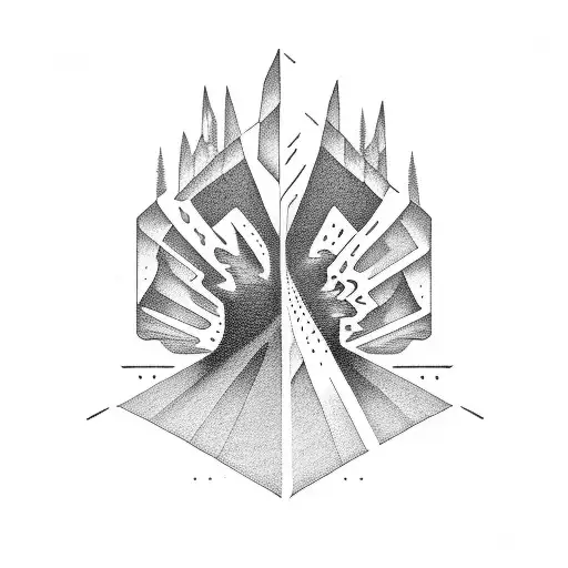 Plato's allegory of the cave tattoo design idea