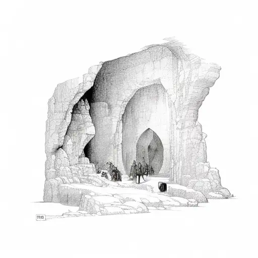 Plato's allegory of the cave tattoo design idea