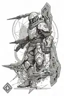 Destiny 2 tattoo design idea