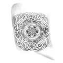 Celtic arm sleeve with ocean theme  tattoo design idea