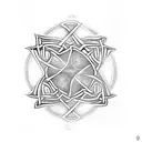 Celtic arm sleeve with ocean theme  tattoo design idea