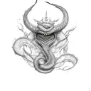 jormungandr tattoo tattoo design idea