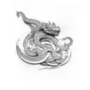 jormungandr tattoo tattoo design idea