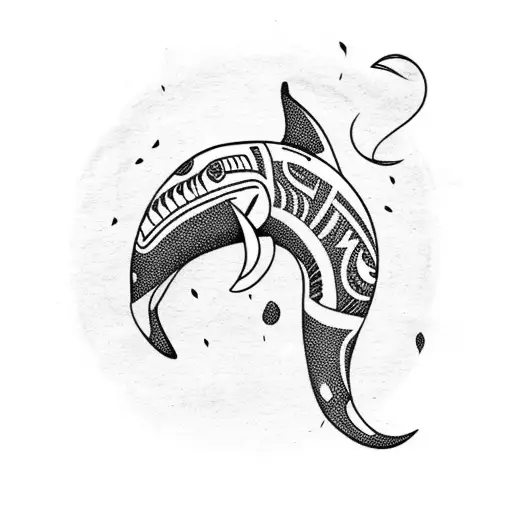 orca tattoo design idea