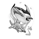 orca tattoo design idea