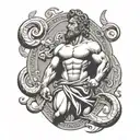 hercules greek mythology symbols tattoo design idea