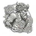 hercules greek mythology symbols tattoo design idea
