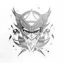 Itachi's (naruto) crow tattoo design idea