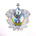st Michael tattoo design idea