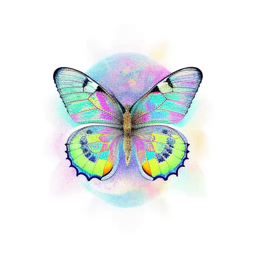 Butterly effect with concepts of stoicism and marcus aurelius sleeve tattoo design idea