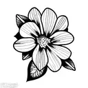 forgetmenot tattoo design idea