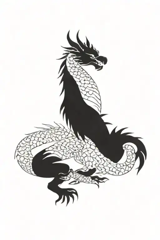 welsh dragon tattoo design idea