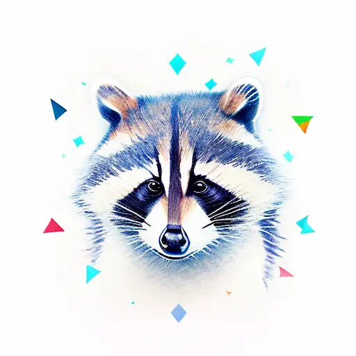 rocket racoon tattoo design idea