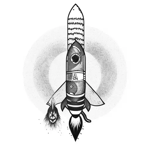 rocket racoon tattoo design idea