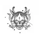 ace in one piece tattoo design idea