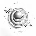 Solar system,  tattoo design idea