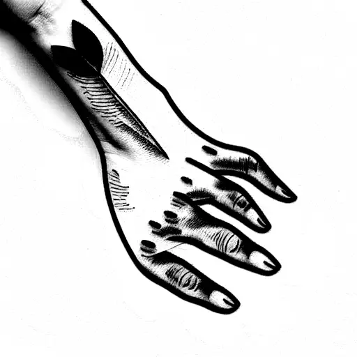 psalm 23:4 tattoo design idea