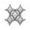 metatrons cube tattoo design idea