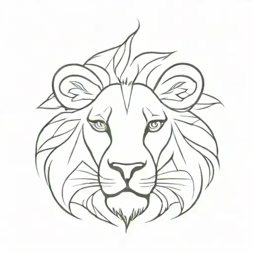 Leo tattoo design idea