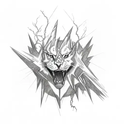 Lightning Bolt tattoo design idea