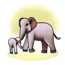 Elephant tattoo design idea