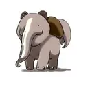 Elephant tattoo design idea