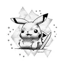 Pikachu tattoo design idea