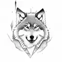 wolf pikachu tattoo design idea