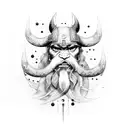barco vikingo  tattoo design idea