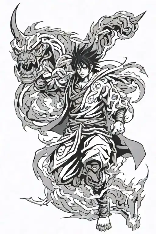 susanoo sasuke uchiha tattoo design idea