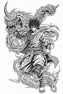 susanoo sasuke uchiha tattoo design idea