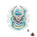 Cobra com ramos tattoo design idea