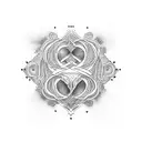 infinite love  tattoo design idea