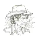 Bob Dylan tattoo design idea