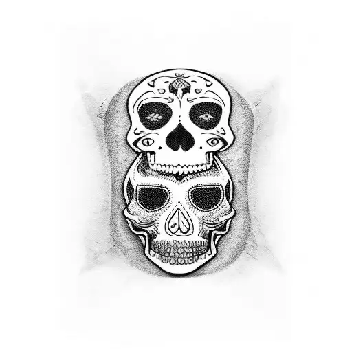 A low rider car with sugar skull and pitbulls and money and bullets and jail bars guns angels and mercedez bemz tattoo design idea