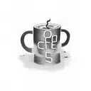 A minimalist tattoo of a strong arm lifting a coffee cup, with the word 'hustle' incorporated into the design, reflecting your passion for work and coffee. tattoo design idea