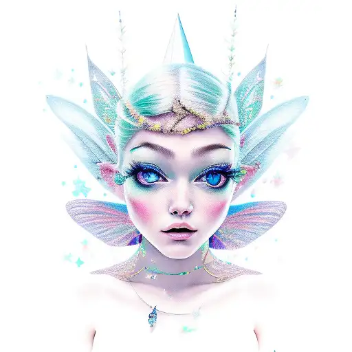fairy  tattoo design idea