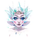 fairy  tattoo design idea