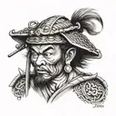 benkei tattoo design idea