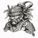benkei tattoo design idea