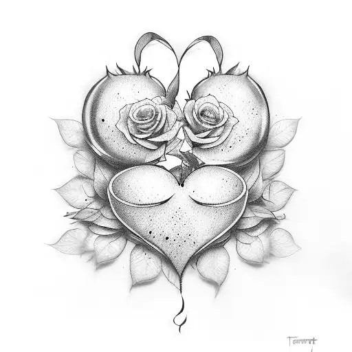 TaTa from the Bk with Rose Balloon tattoo design idea