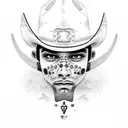 cowboy Mexican western tattoo design idea