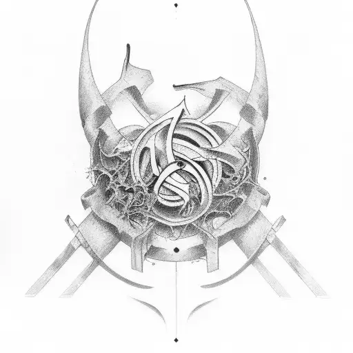regret with open heart for men tattoo design idea