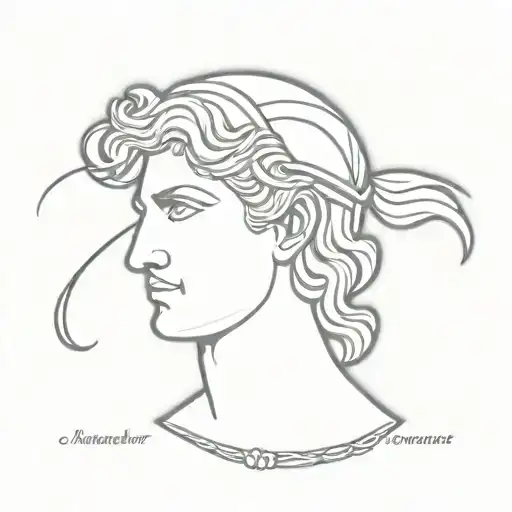 Alexander the Great  tattoo design idea