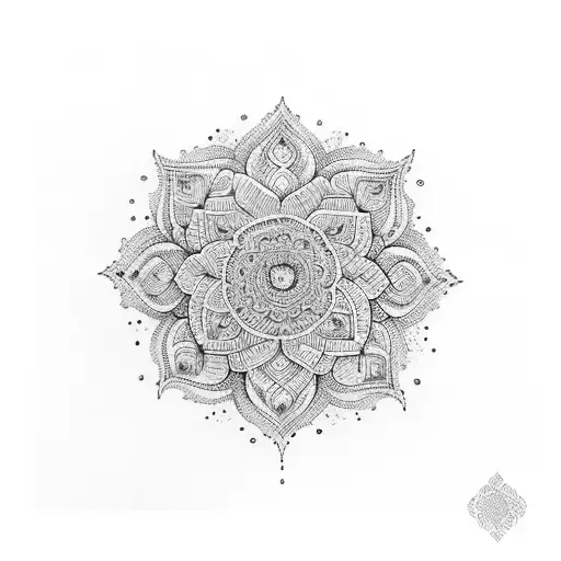 mehndi  tattoo design idea